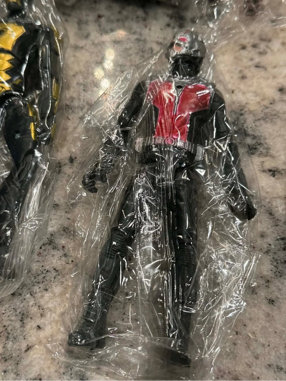 Set of 10 Action Figures marvel. 9 still in the sealed plastic. 6” tall